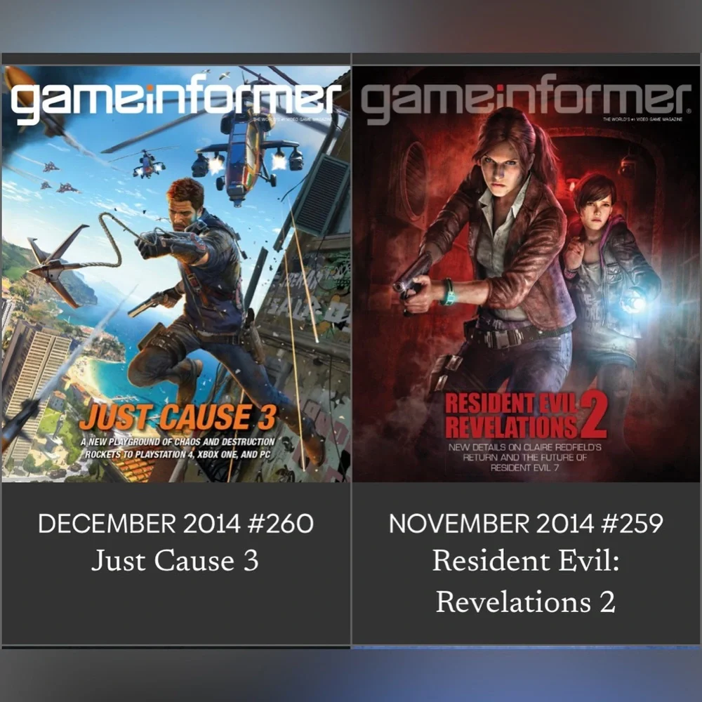 Game Informer Collectible Video Game Magazines : Lot of 5 issue set